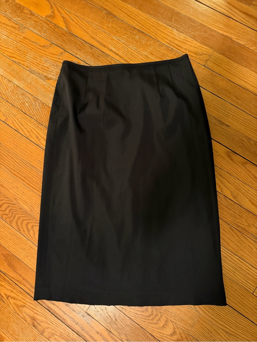 Banana Republic Black silk Midi Skirt - Picture 2 of 4
